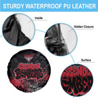 Essendon Bombers Spare Tire Cover Urban Graffiti Street Art - Bold Abstract Spray Paint
