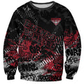 Essendon Bombers Sweatshirt Urban Graffiti Street Art - Bold Abstract Spray Paint