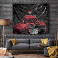 Essendon Bombers Tapestry Urban Graffiti Street Art - Bold Abstract Spray Paint