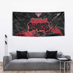 Essendon Bombers Tapestry Urban Graffiti Street Art - Bold Abstract Spray Paint