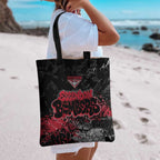 Essendon Bombers Tote Bag Urban Graffiti Street Art - Bold Abstract Spray Paint