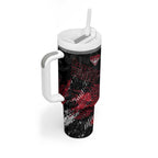 Essendon Bombers Tumbler With Handle Urban Graffiti Street Art - Bold Abstract Spray Paint