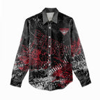 Essendon Bombers Women Casual Shirt Urban Graffiti Street Art - Bold Abstract Spray Paint