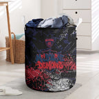 Melbourne Demons Laundry Basket Urban Graffiti Street Art - Bold Abstract Spray Paint