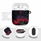 Melbourne Demons AirPods Case Urban Graffiti Street Art - Bold Abstract Spray Paint