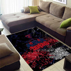 Melbourne Demons Area Rug Urban Graffiti Street Art - Bold Abstract Spray Paint