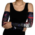Melbourne Demons Arm Sleeves Urban Graffiti Street Art - Bold Abstract Spray Paint