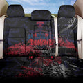 Melbourne Demons Back Car Seat Cover Urban Graffiti Street Art - Bold Abstract Spray Paint