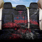 Melbourne Demons Back Car Seat Cover Urban Graffiti Street Art - Bold Abstract Spray Paint