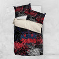 Melbourne Demons Bedding Set Urban Graffiti Street Art - Bold Abstract Spray Paint