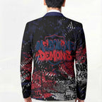 Melbourne Demons Blazer Urban Graffiti Street Art - Bold Abstract Spray Paint