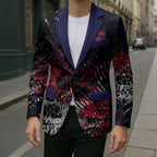 Melbourne Demons Blazer Urban Graffiti Street Art - Bold Abstract Spray Paint