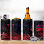 Melbourne Demons 4 in 1 Can Cooler Tumbler Urban Graffiti Street Art - Bold Abstract Spray Paint