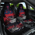 Melbourne Demons Car Seat Cover Urban Graffiti Street Art - Bold Abstract Spray Paint