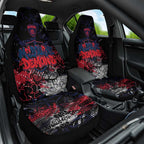 Melbourne Demons Car Seat Cover Urban Graffiti Street Art - Bold Abstract Spray Paint