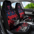 Melbourne Demons Car Seat Cover Urban Graffiti Street Art - Bold Abstract Spray Paint