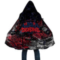 Melbourne Demons Cloak Urban Graffiti Street Art - Bold Abstract Spray Paint