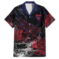 Melbourne Demons Hawaiian Shirt Urban Graffiti Street Art - Bold Abstract Spray Paint