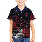 Melbourne Demons Hawaiian Shirt Urban Graffiti Street Art - Bold Abstract Spray Paint