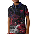 Melbourne Demons Kid Polo Shirt Urban Graffiti Street Art - Bold Abstract Spray Paint