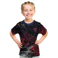 Melbourne Demons Kid T Shirt Urban Graffiti Street Art - Bold Abstract Spray Paint