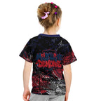 Melbourne Demons Kid T Shirt Urban Graffiti Street Art - Bold Abstract Spray Paint