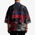 Melbourne Demons Kimono Urban Graffiti Street Art - Bold Abstract Spray Paint