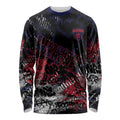 Melbourne Demons Long Sleeve Shirt Urban Graffiti Street Art - Bold Abstract Spray Paint