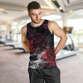 Melbourne Demons Men Tank Top Urban Graffiti Street Art - Bold Abstract Spray Paint
