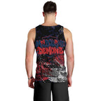 Melbourne Demons Men Tank Top Urban Graffiti Street Art - Bold Abstract Spray Paint