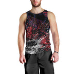 Melbourne Demons Men Tank Top Urban Graffiti Street Art - Bold Abstract Spray Paint