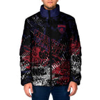 Melbourne Demons Padded Jacket Urban Graffiti Street Art - Bold Abstract Spray Paint
