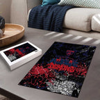 Melbourne Demons Puzzle Urban Graffiti Street Art - Bold Abstract Spray Paint