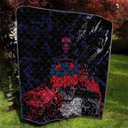 Melbourne Demons Quilt Urban Graffiti Street Art - Bold Abstract Spray Paint