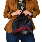 Melbourne Demons Shoulder Handbag Urban Graffiti Street Art - Bold Abstract Spray Paint