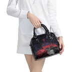 Melbourne Demons Shoulder Handbag Urban Graffiti Street Art - Bold Abstract Spray Paint