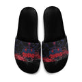 Melbourne Demons Slide Sandals Urban Graffiti Street Art - Bold Abstract Spray Paint