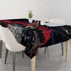 Melbourne Demons Tablecloth Urban Graffiti Street Art - Bold Abstract Spray Paint