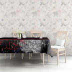 Melbourne Demons Tablecloth Urban Graffiti Street Art - Bold Abstract Spray Paint