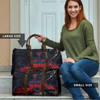 Melbourne Demons Travel Bag Urban Graffiti Street Art - Bold Abstract Spray Paint