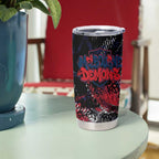 Melbourne Demons Tumbler Cup Urban Graffiti Street Art - Bold Abstract Spray Paint