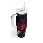 Melbourne Demons Tumbler With Handle Urban Graffiti Street Art - Bold Abstract Spray Paint