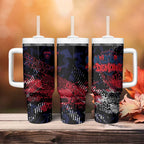 Melbourne Demons Tumbler With Handle Urban Graffiti Street Art - Bold Abstract Spray Paint