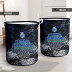 North Melbourne Kangaroos Laundry Basket Urban Graffiti Street Art - Bold Abstract Spray Paint