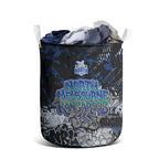 North Melbourne Kangaroos Laundry Basket Urban Graffiti Street Art - Bold Abstract Spray Paint