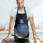 North Melbourne Kangaroos Apron Urban Graffiti Street Art - Bold Abstract Spray Paint