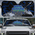 North Melbourne Kangaroos Auto Sun Shade Urban Graffiti Street Art - Bold Abstract Spray Paint