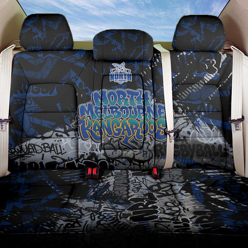 North Melbourne Kangaroos Back Car Seat Cover Urban Graffiti Street Art - Bold Abstract Spray Paint