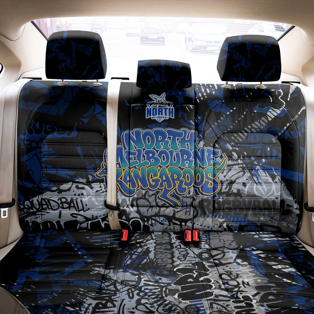 North Melbourne Kangaroos Back Car Seat Cover Urban Graffiti Street Art - Bold Abstract Spray Paint
