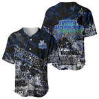 North Melbourne Kangaroos Baseball Jersey Urban Graffiti Street Art - Bold Abstract Spray Paint